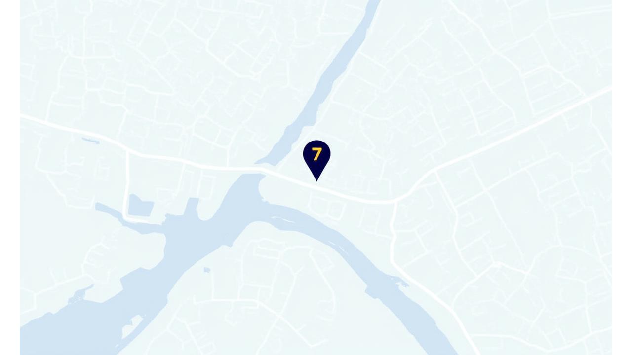 Carte de Paris montrant l'emplacement du bureau de Maître Laveur